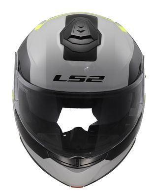 Мотошлем LS2 FF908 Strobe II Autox Grey H-V Yellow L