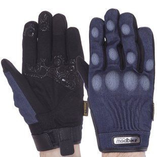 Мотоперчатки Mad Bike MAD-59B Jeans M