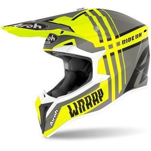 Мотошолом Airoh Wraap Broken Matt Yellow S