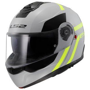 Мотошолом LS2 FF908 Strobe II Autox Grey H-V Yellow XXXL
