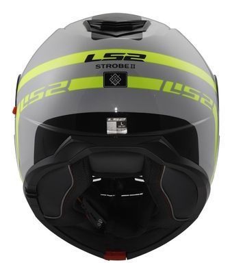 Мотошлем LS2 FF908 Strobe II Autox Grey H-V Yellow L