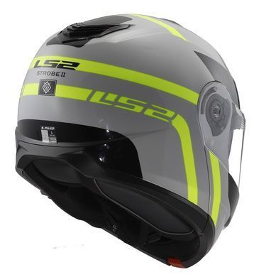 Мотошлем LS2 FF908 Strobe II Autox Grey H-V Yellow L