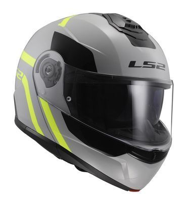 Мотошлем LS2 FF908 Strobe II Autox Grey H-V Yellow L