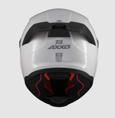 Мотошолом AXXIS FENIX SOLID A0 GLOSS White M