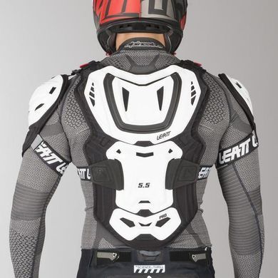 Панцир кросовий LEATT Chest Protector 5.5 Pro White