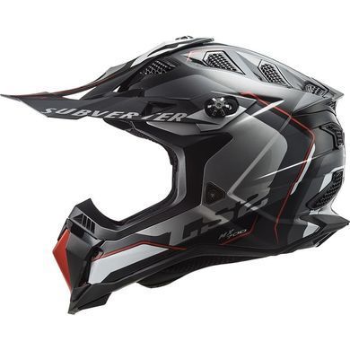 Мотошлем LS2 MX700 Subverter EVO Arched Silver Titanium L
