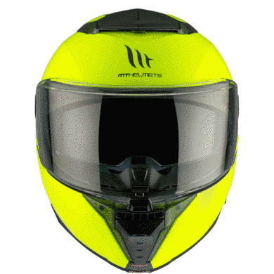 Мотошолом MT ATOM 2 SV Solid A3 Gloss Yellow XS