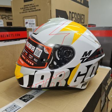 Мотошлем MT TARGO PRO Biger A3 Gloss Pearl Yellow M