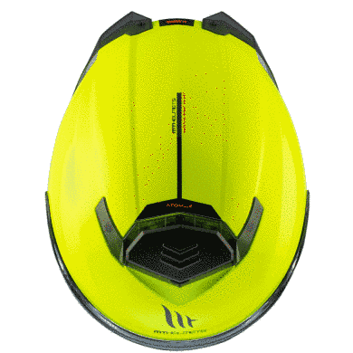 Мотошолом MT ATOM 2 SV Solid A3 Gloss Yellow XS