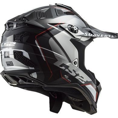Мотошлем LS2 MX700 Subverter EVO Arched Silver Titanium L