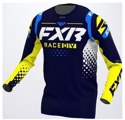 Джерси штаны FXR Revo MX 22-Midnight White Yellow M