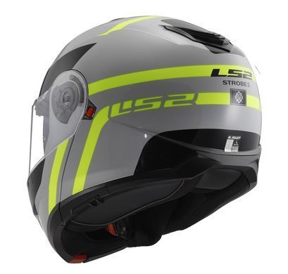 Мотошлем LS2 FF908 Strobe II Autox Grey H-V Yellow L