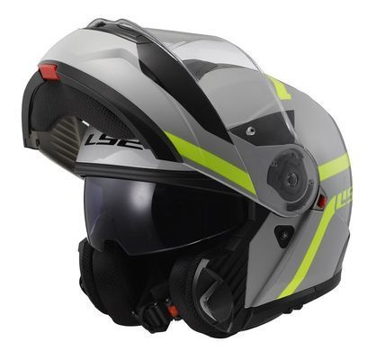 Мотошлем LS2 FF908 Strobe II Autox Grey H-V Yellow L
