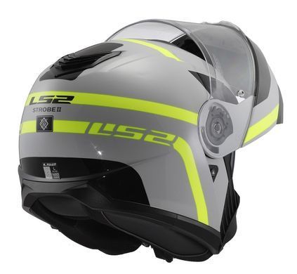 Мотошлем LS2 FF908 Strobe II Autox Grey H-V Yellow L