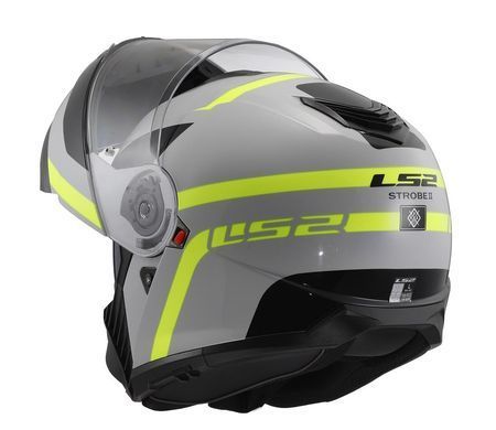Мотошлем LS2 FF908 Strobe II Autox Grey H-V Yellow L