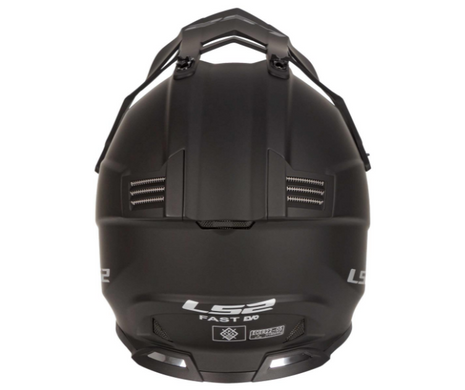 Мотошлем LS2 MX437 Fast EVO Solid Matt Black L