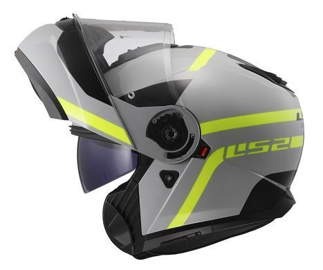 Мотошлем LS2 FF908 Strobe II Autox Grey H-V Yellow L
