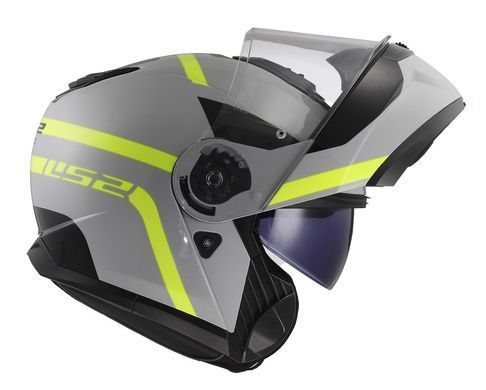 Мотошлем LS2 FF908 Strobe II Autox Grey H-V Yellow L