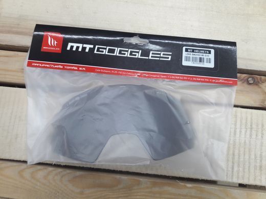 Линза MT Goggles Mx Evo Smoked