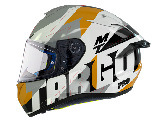 Мотошлем MT TARGO PRO Biger A3 Gloss Pearl Yellow M