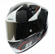 Мотошолом AXXIS RACER GP SV SPIKE A0 Carbone Gloss Pearl White XL